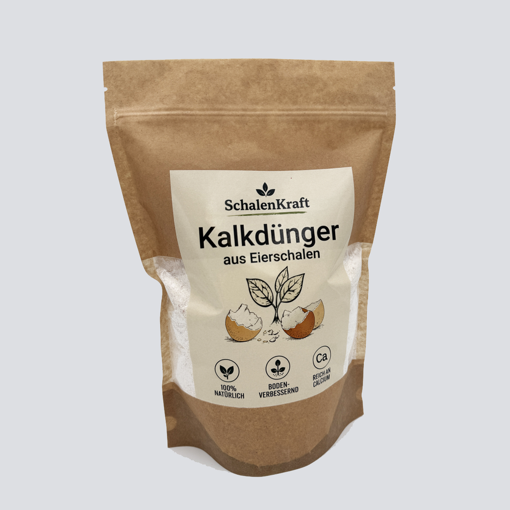 Kalkdünger aus Eierschalen