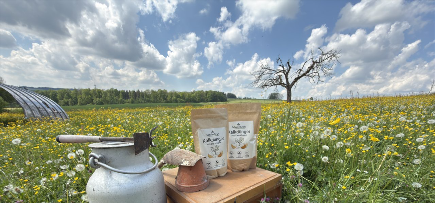 Schalenkraft – Nachhaltiger Kalkdünger & Eierschalenprodukte für Garten & Tiere